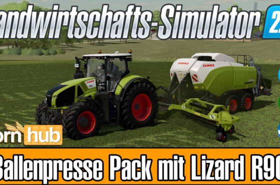 LS22 Ballenpresse Pack mit Lizard R90