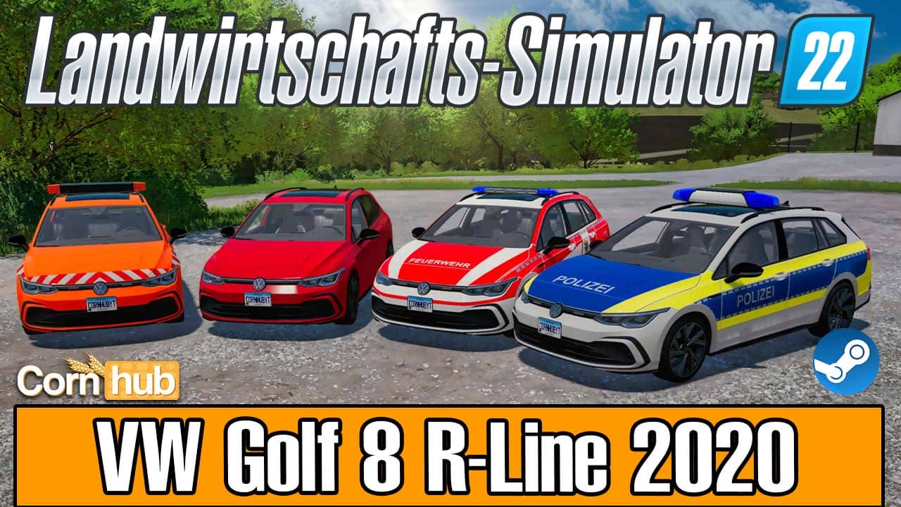 LS22 VW Golf 8 R-Line 2020 - CornHub