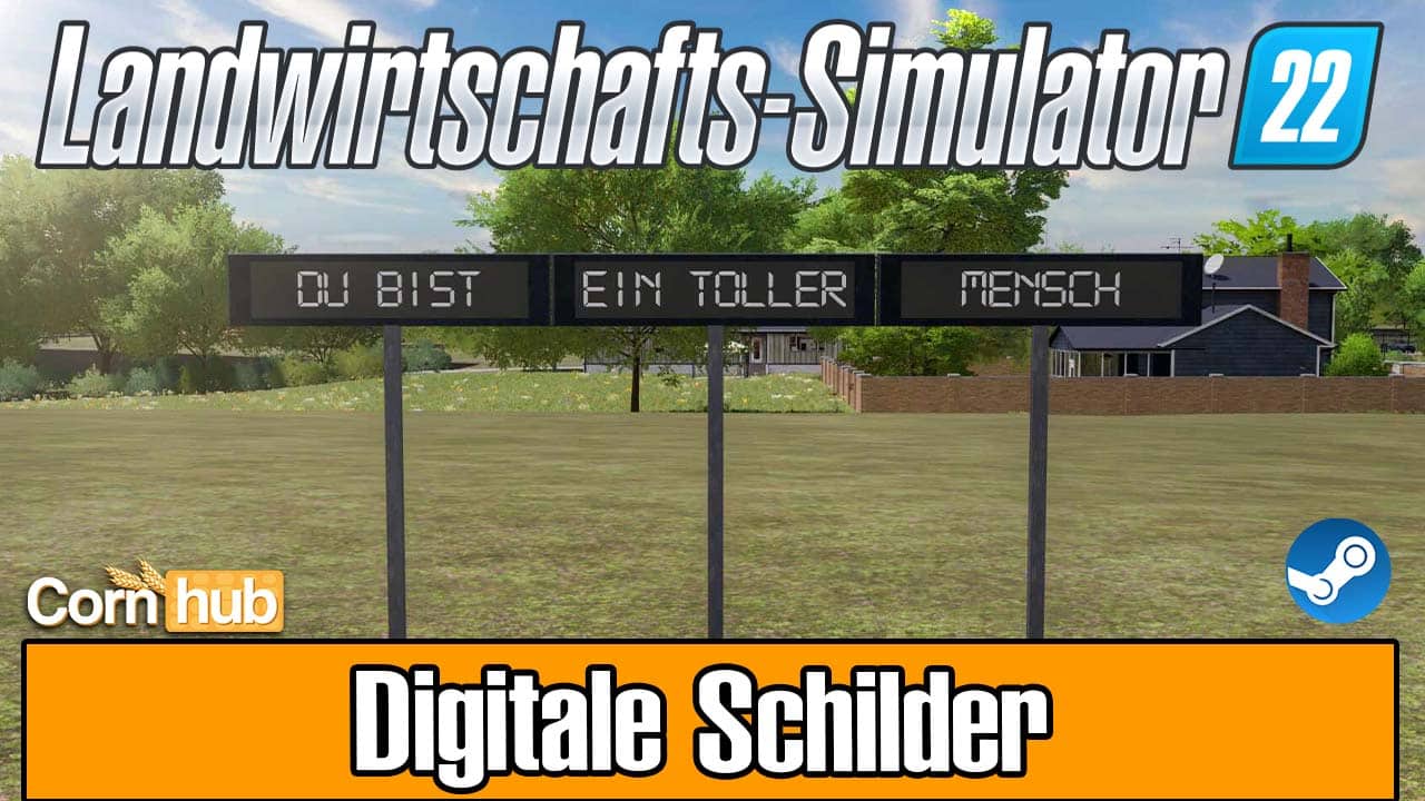 LS22 Digitale Schilder - CornHub