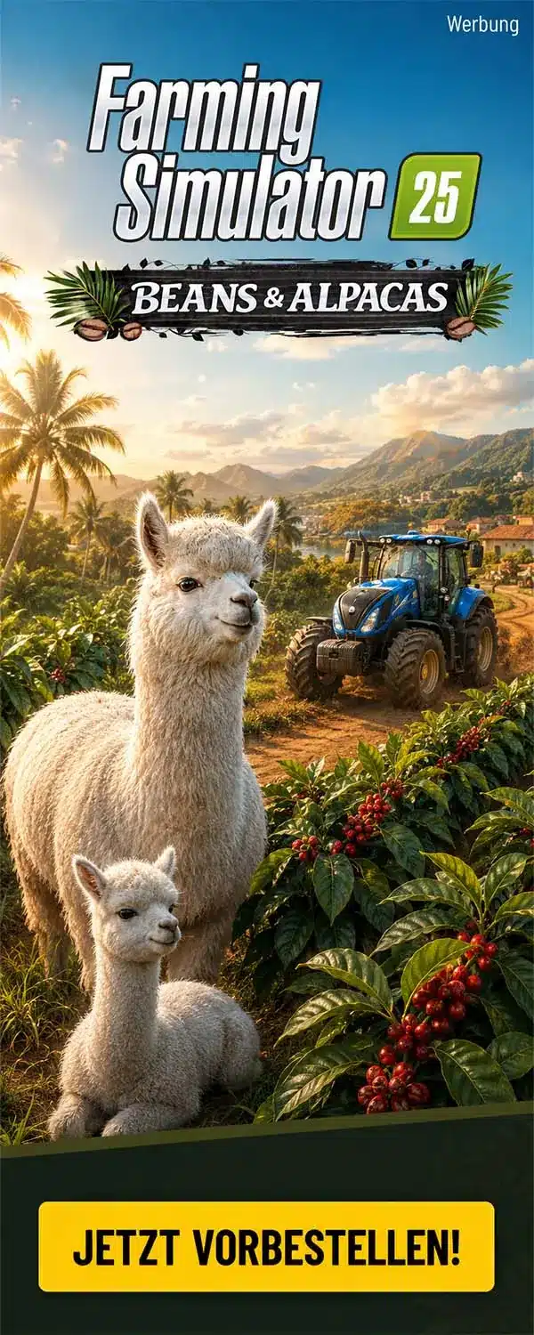 LS25 Beans & Alpacas Add-on - Jetzt vorbestellen - Werbung